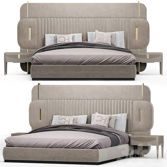 Carpanese Home PAPILLON BED